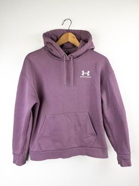 Under Armour Purple Fleece Logo Hoodie Size S
